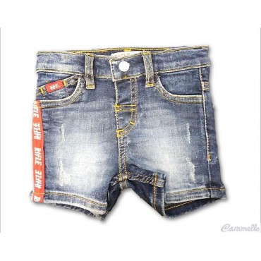 Bermuda jeans 5 tasche con...