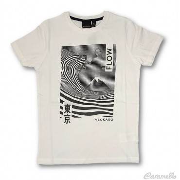 T-shirt con stampa "Flow"...